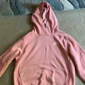 Pink Nike hoodie